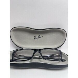 Ray-Ban Eyeglass FRAMES + CASE Black Transparent RB 5245 2034 58 17 NO LENSES